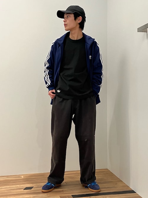 adidas アディダス トラックジャケット コーデ c-boy style adidas アディダス ナイロンジャケット コーデ c-boy style
