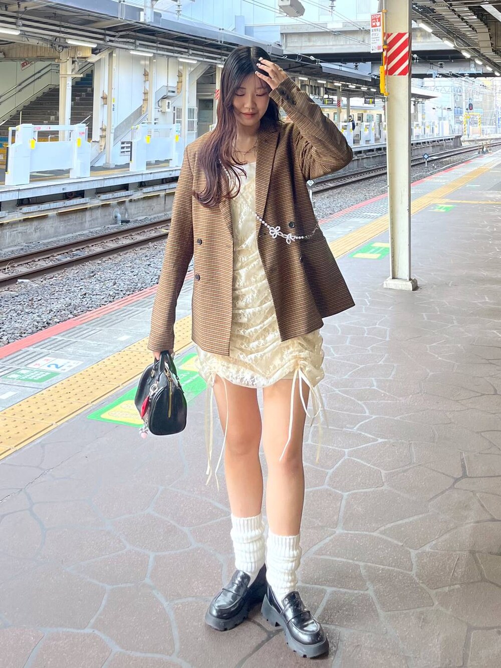 たこやきPOLO BCS（ポロ・ビーシーエス）チェックテーラードジャケット Heather（ヘザー）の「【POLO BCS(ポロ・ビーシーエス