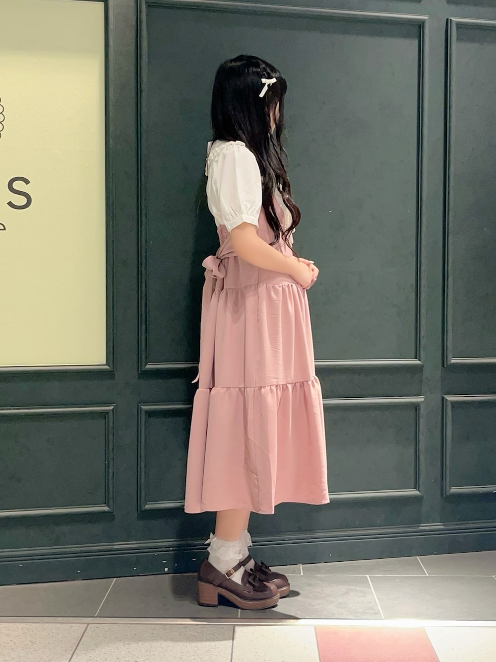 ぁゅゅさんの「ティアードジャンスカ（axes femme POETIQUE）」を使ったコーディネートの2枚目の写真