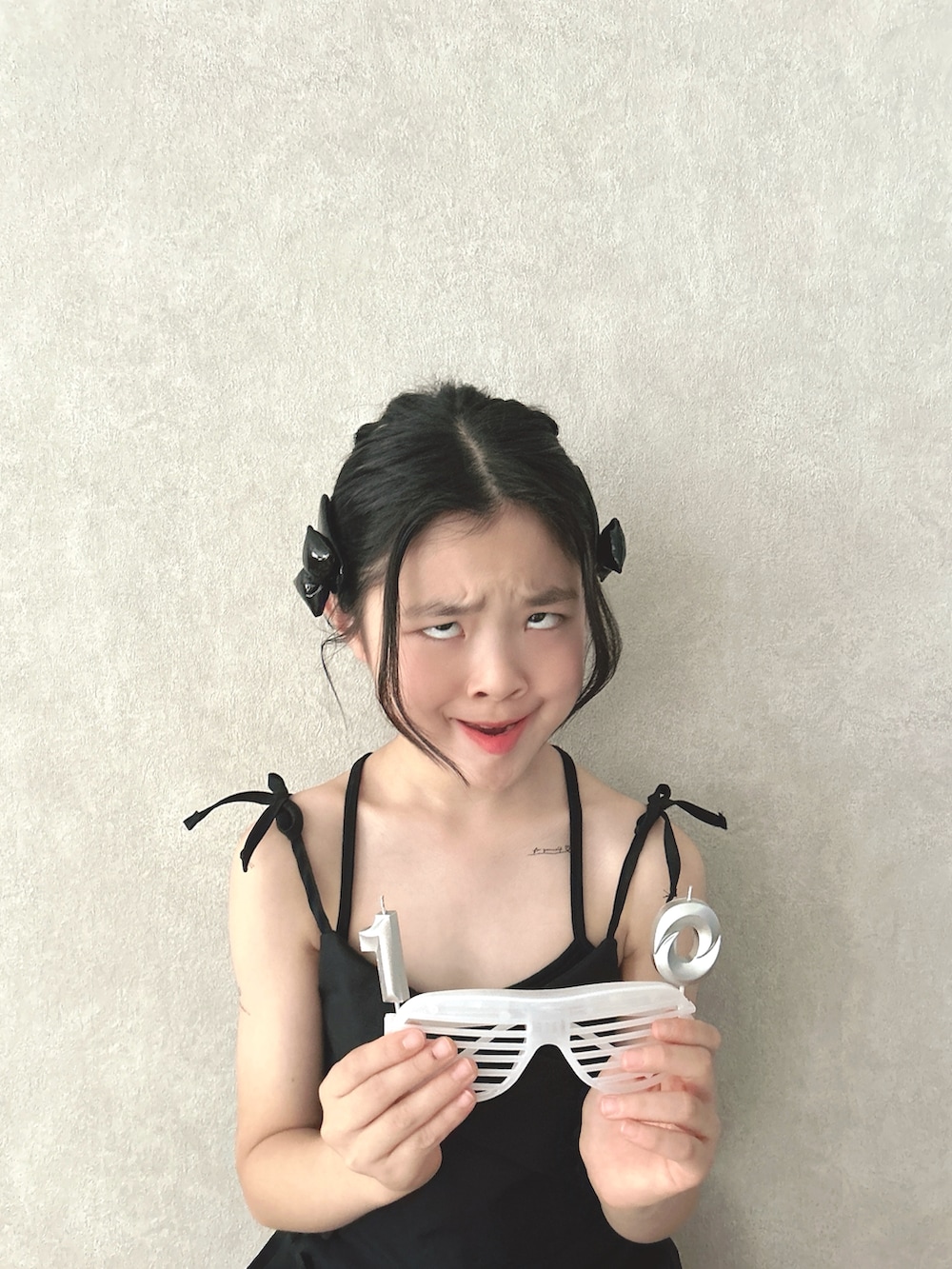 「10歳、誕生日」｜「sheinのアイテム（パンツ、ブラック系）」を使った、RIOさん（キッズ・135cm）の夏コーディネートの5枚目の写真