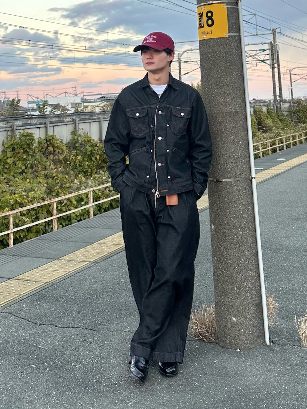 camphor wood デニム　パンツ　ジャケット　セット CAMPHOR WOOD デニムセットアップ
