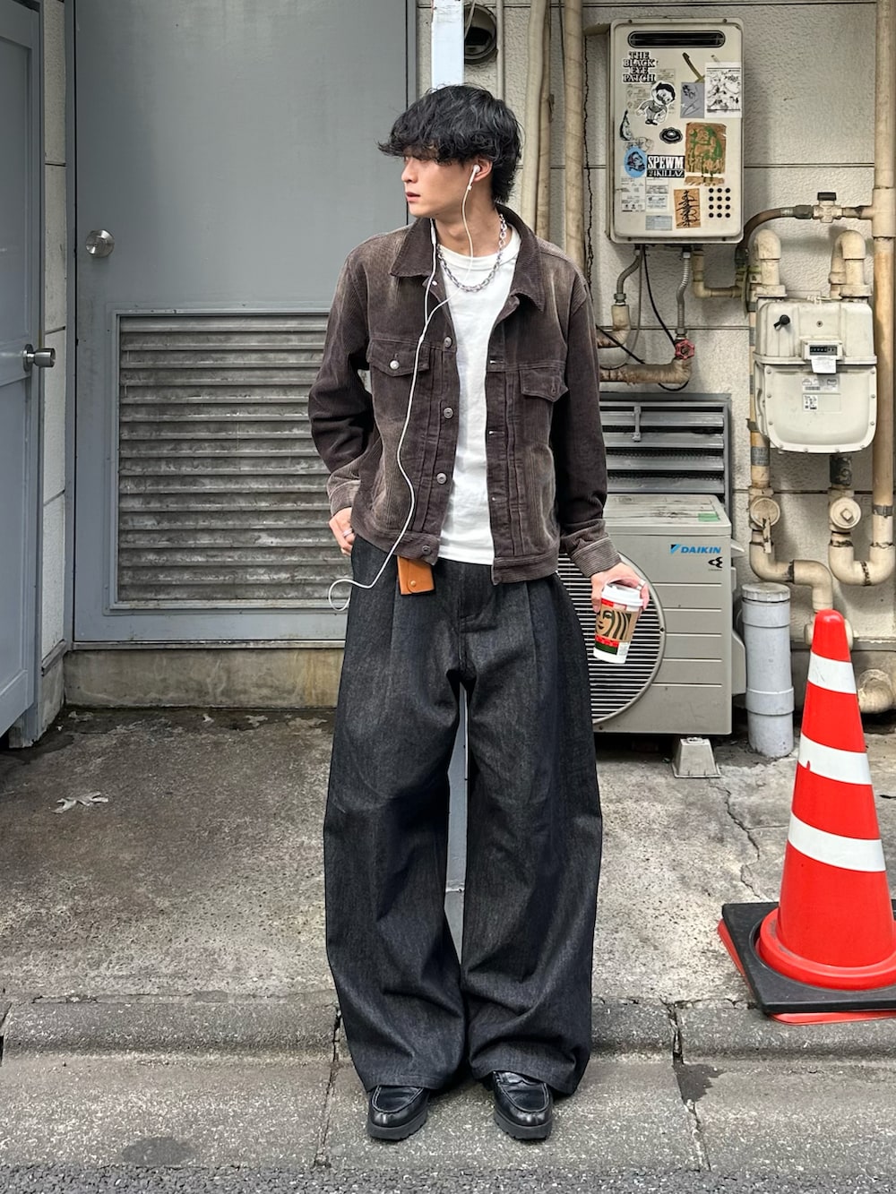 CLEL】Antique Design Corduroy Shirt Jacket / アンティークデザイン