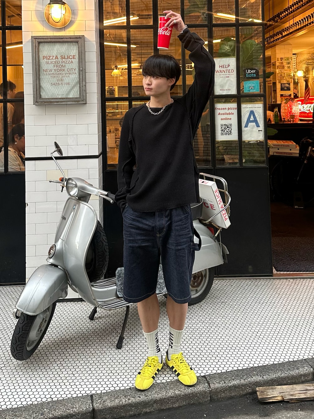 メンズ デニムハーフパンツ D-LIVERY-SHORTを使った人気ファッション