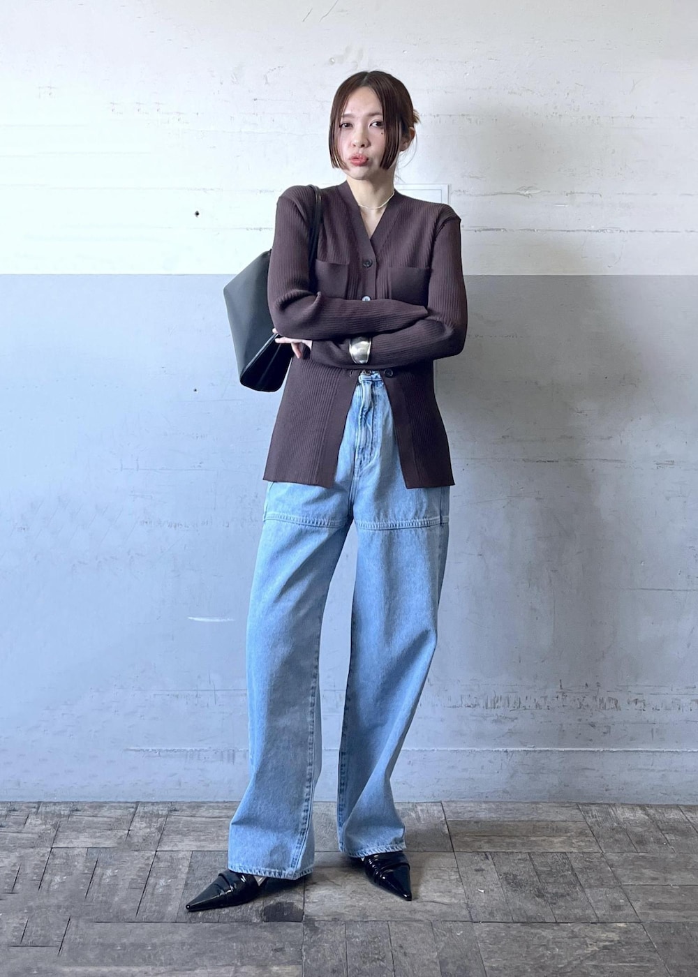 tampoさんの「【NEEDBY for ADAM ET ROPE'】別注  NINA（NEEDBY heritage）」を使ったコーディネートの2枚目の写真