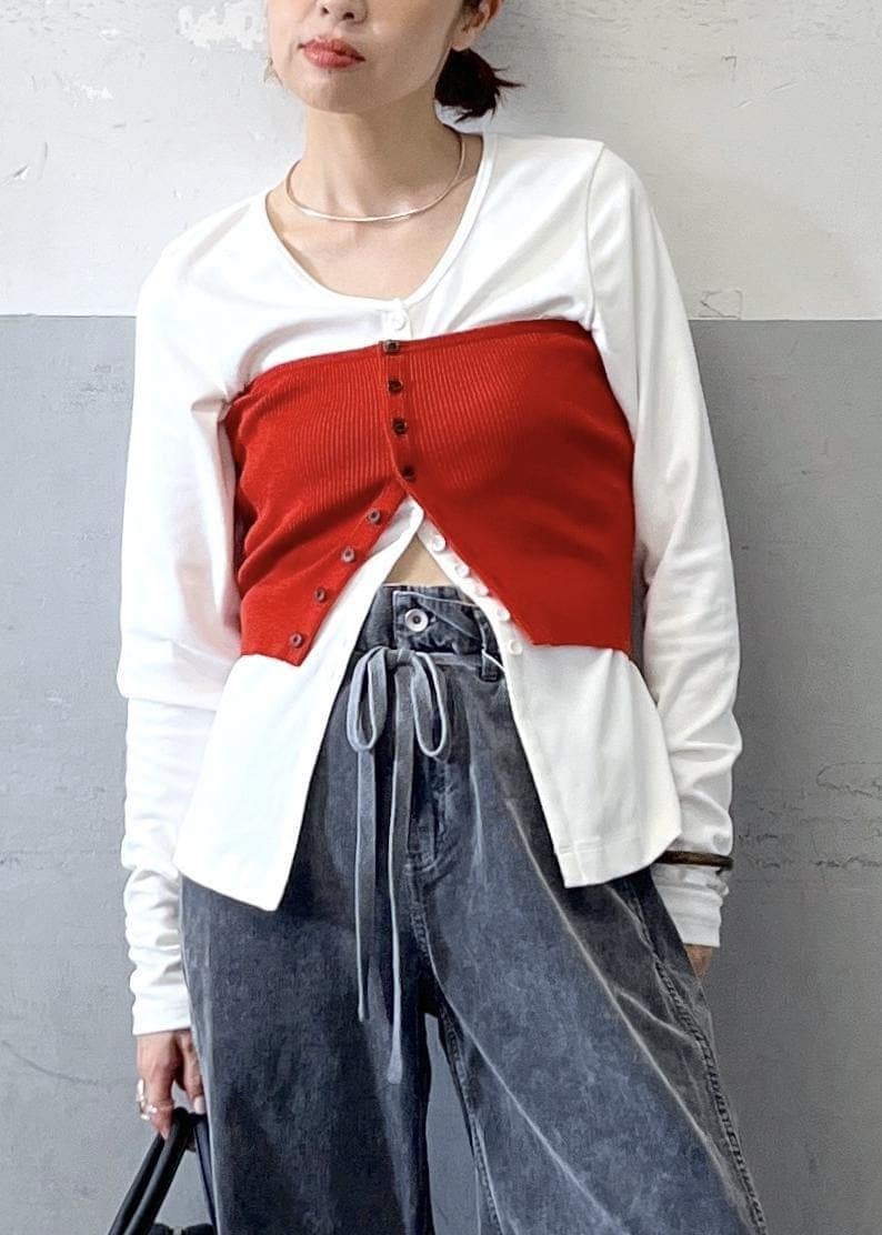 ⭐︎新品タグ付き⭐︎ AURALEE RIB KNIT BANDEAU AURALEE SUPER FINE WOOL HIGH GAUGE RIB KNIT BANDEAU / LT.BEIGE - n e p