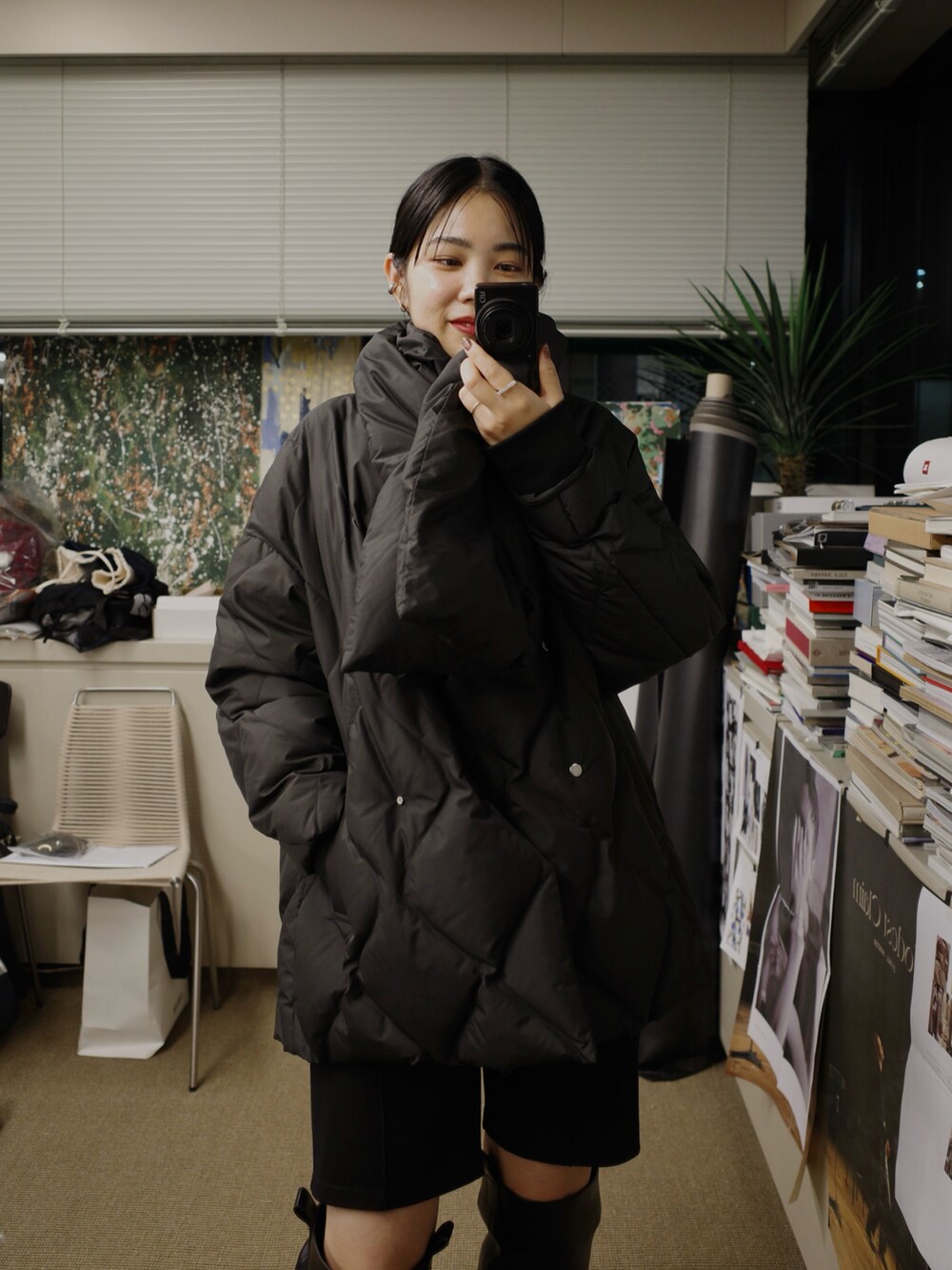 リムアーク RIM.ARK 2type tent lineダウンコート　ブラック RIM.ARK(リムアーク)の2type テントダウンコート ブラック - メルカリ