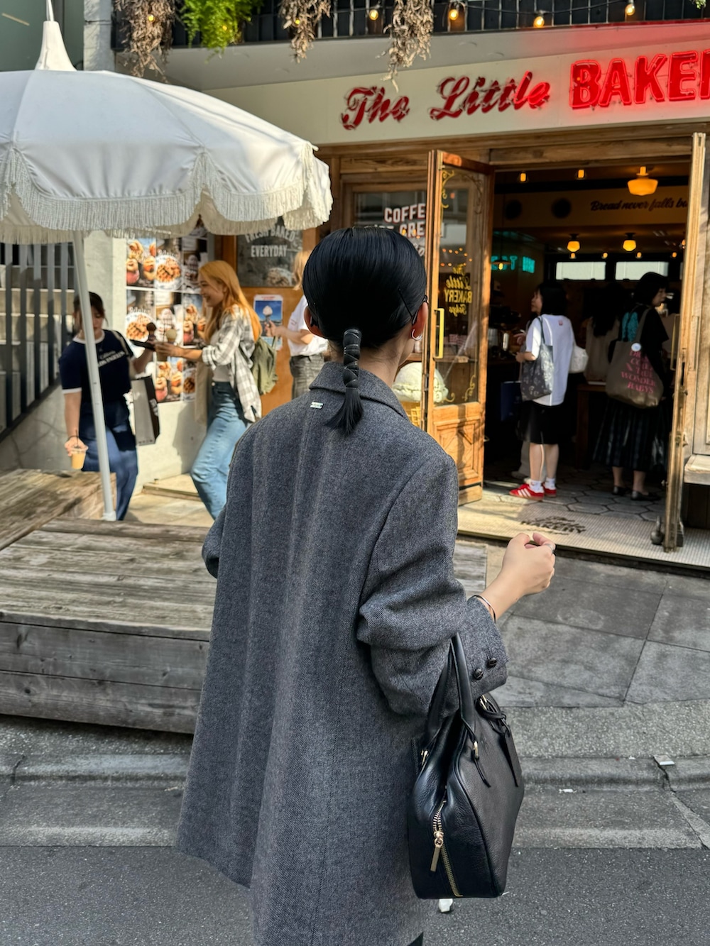 スダサチカさんの「ツィードオーバージャケット（fredy emue）」を使ったコーディネートの6枚目の写真