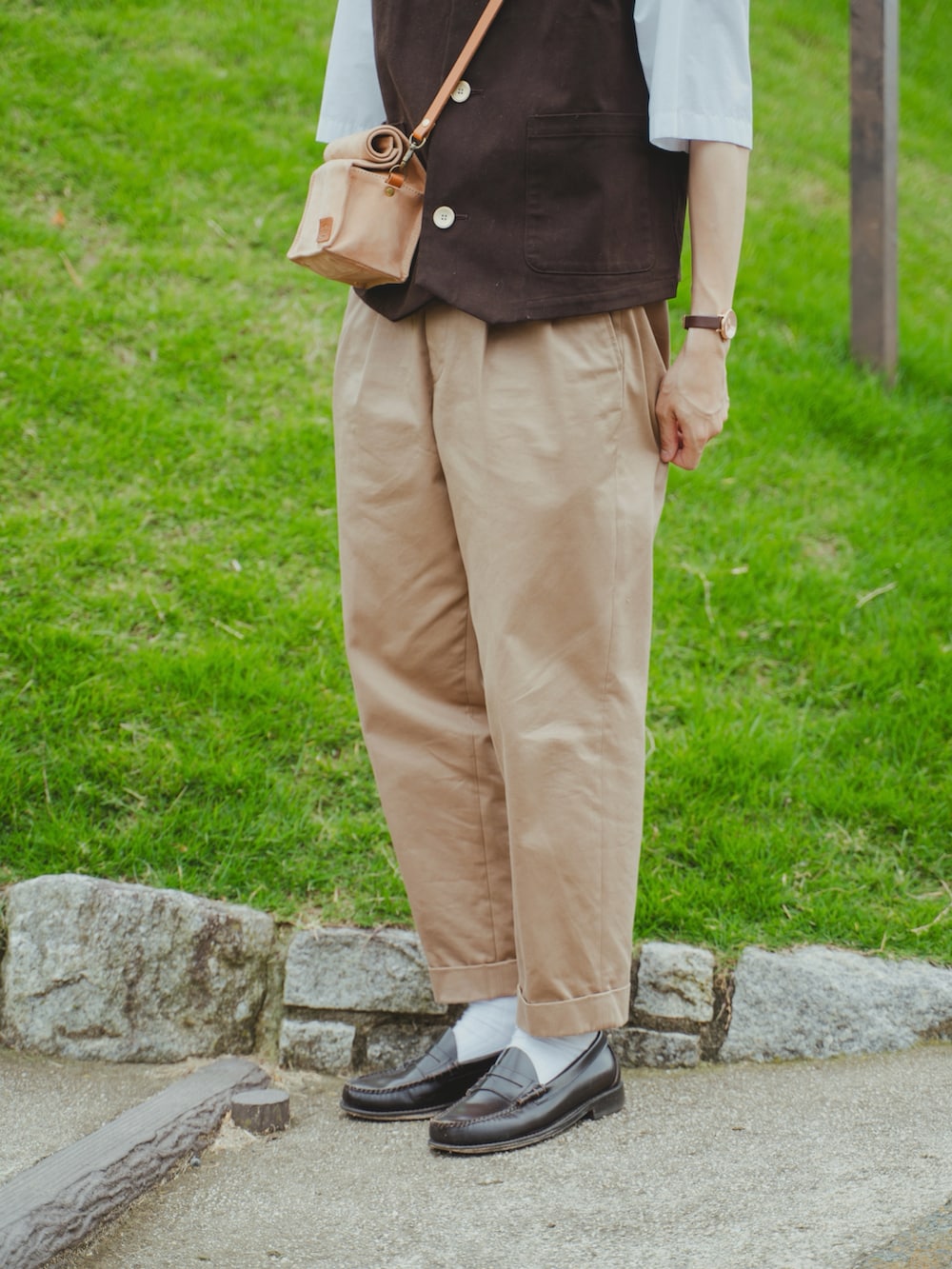 SETTO×三木克海×ROGER'S チノパン 三木 克海｜SCYE BASICSのチノパンツを使ったコーディネート - WEAR