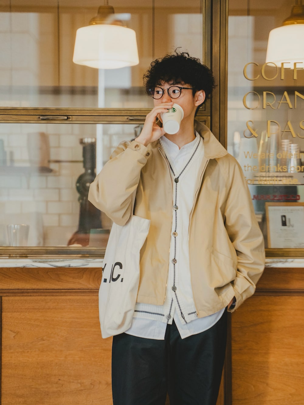 SCYE BASICS 23ss コットンギャバジンハリントンジャケット SCYE BASICS 