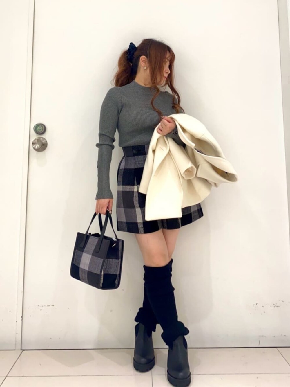 美品　BLUELABEL CRESTBRIDGE　 ブルーレーベル　 クレストブリッジ 　キュロットスカート　ショートパンツ　キュロットのみ　　サイズ　38 BLUE LABEL CRESTBRIDGE(ブルーレーベルクレストブリッジ) ポンチョ