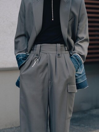 sublations テーラードジャケット SUBLATIONS｜デニムドッキングテーラードジャケット