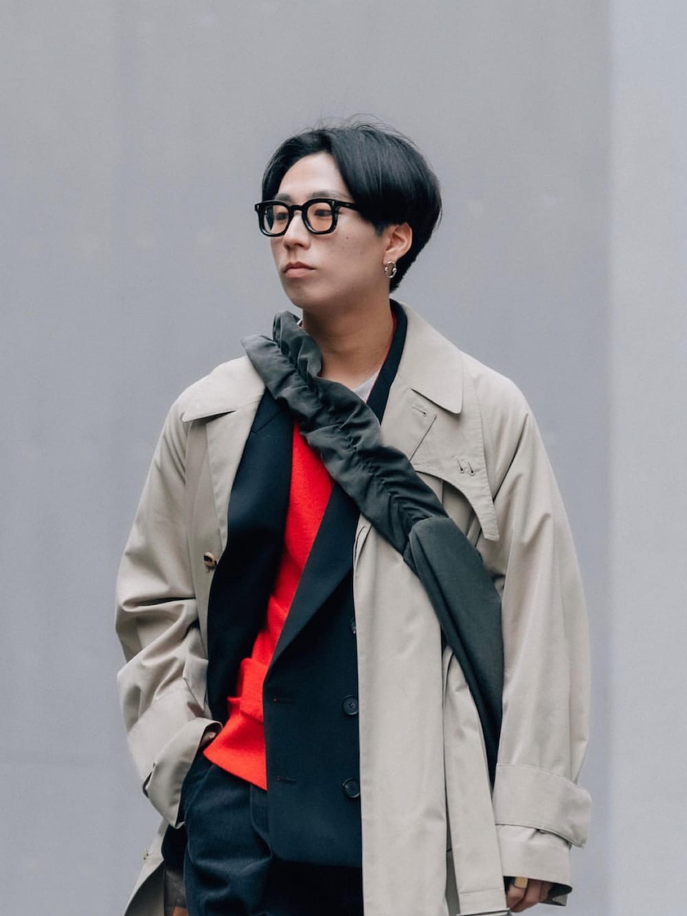 OUAT ベージュ ショルダーバッグ ショルダーバッグ BAG メンズ WEAR 