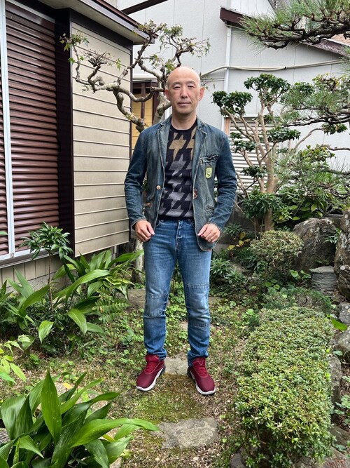 Paul Smith JEANSのデニムジャケットを使ったメンズ人気ファッション 