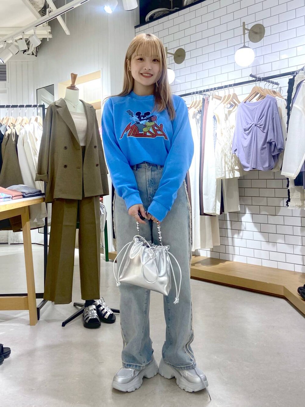 ゆーみ(LOWRYS FARM ルミネ大宮)｜LOWRYS FARMのショルダーバッグを使ったコーディネート - WEAR