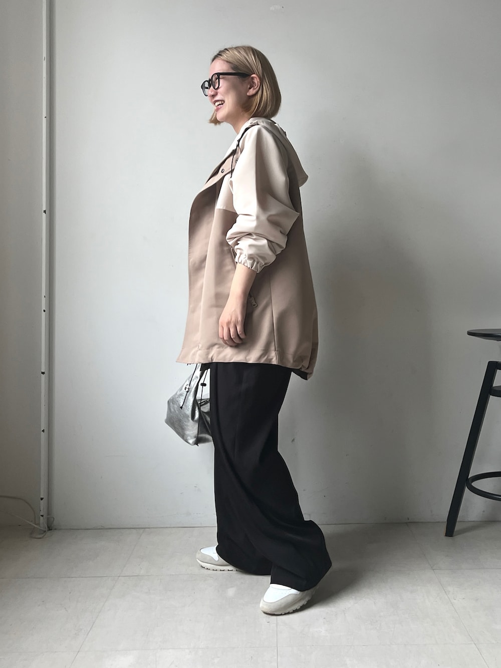 「Bou Jeloudのフード付マウンテンパーカー（マウンテンパーカー、その他）」を使った、TSUKIさん（レディース・153cm）の秋コーディネートの2枚目の写真