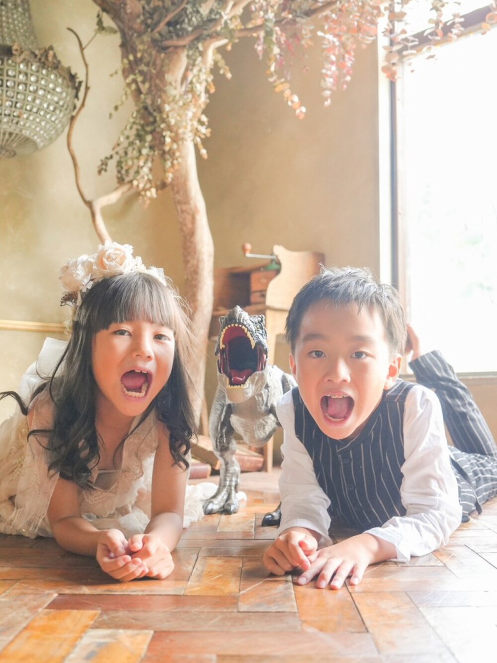 「フォトスタジオ」｜「りゅうき2歳ゆりあ0歳のアイテム（その他、その他）」を使った、ゆっけさん（キッズ・135cm）の夏コーディネートの5枚目の写真