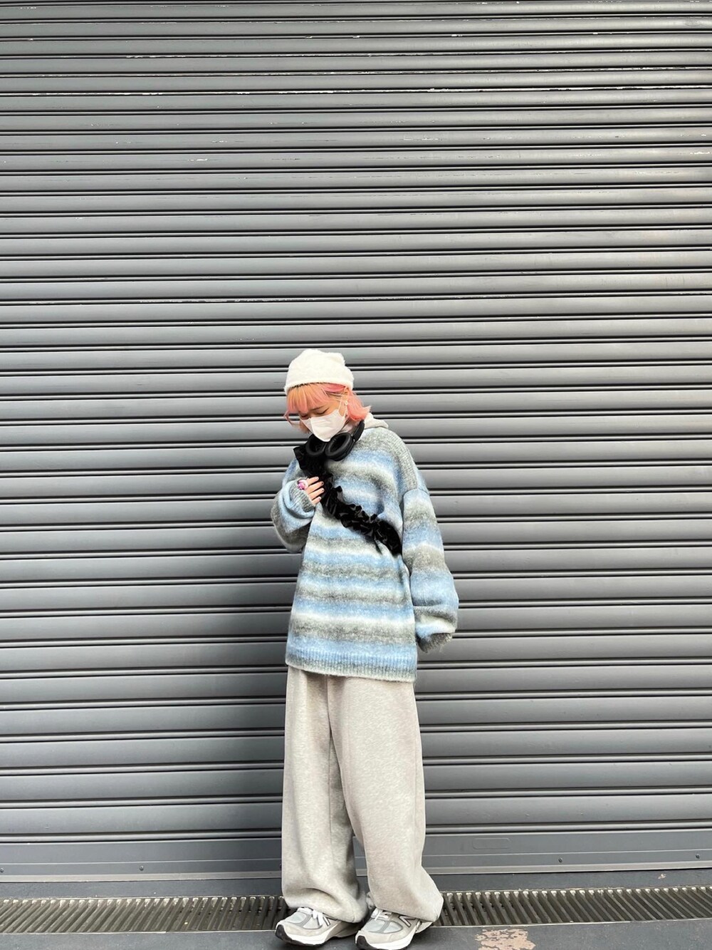 「158cm、hkboy、hkgirl、Hong Kong、ootd、ootdhk、hongkong、hk、hkwear、outfit、低身長女子」｜「IG ubeeecoのアイテム（ジャケット/アウター、ベージュ系）」を使った、Chungyi._さん（レディース・158cm）の冬コーディネートの2枚目の写真