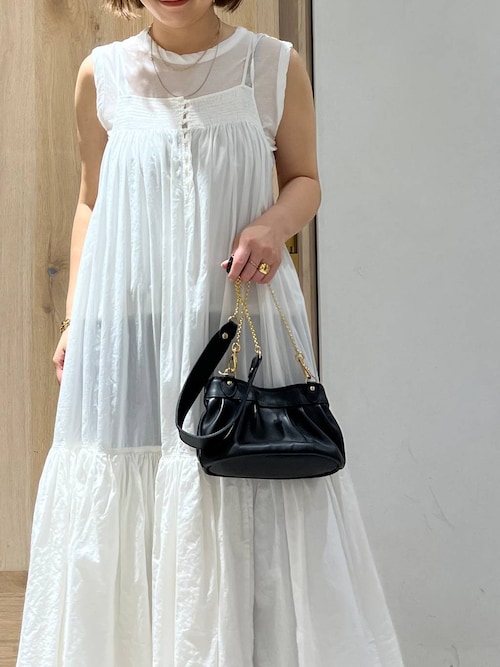 Curensology(カレンソロジー)/コットンギャザーキャミソール