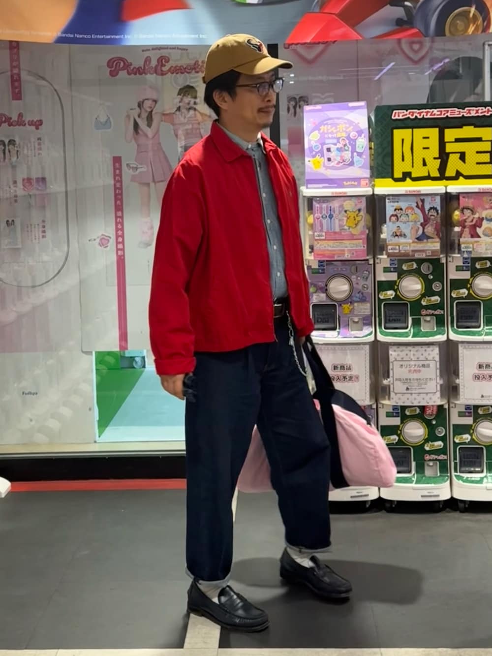 「おっさん、トラッドMIX」｜「POLO RALPH LAURENのアイテム（ブルゾン、レッド系）」を使った、susumubb1さん（メンズ・172cm）の春コーディネートの4枚目の写真