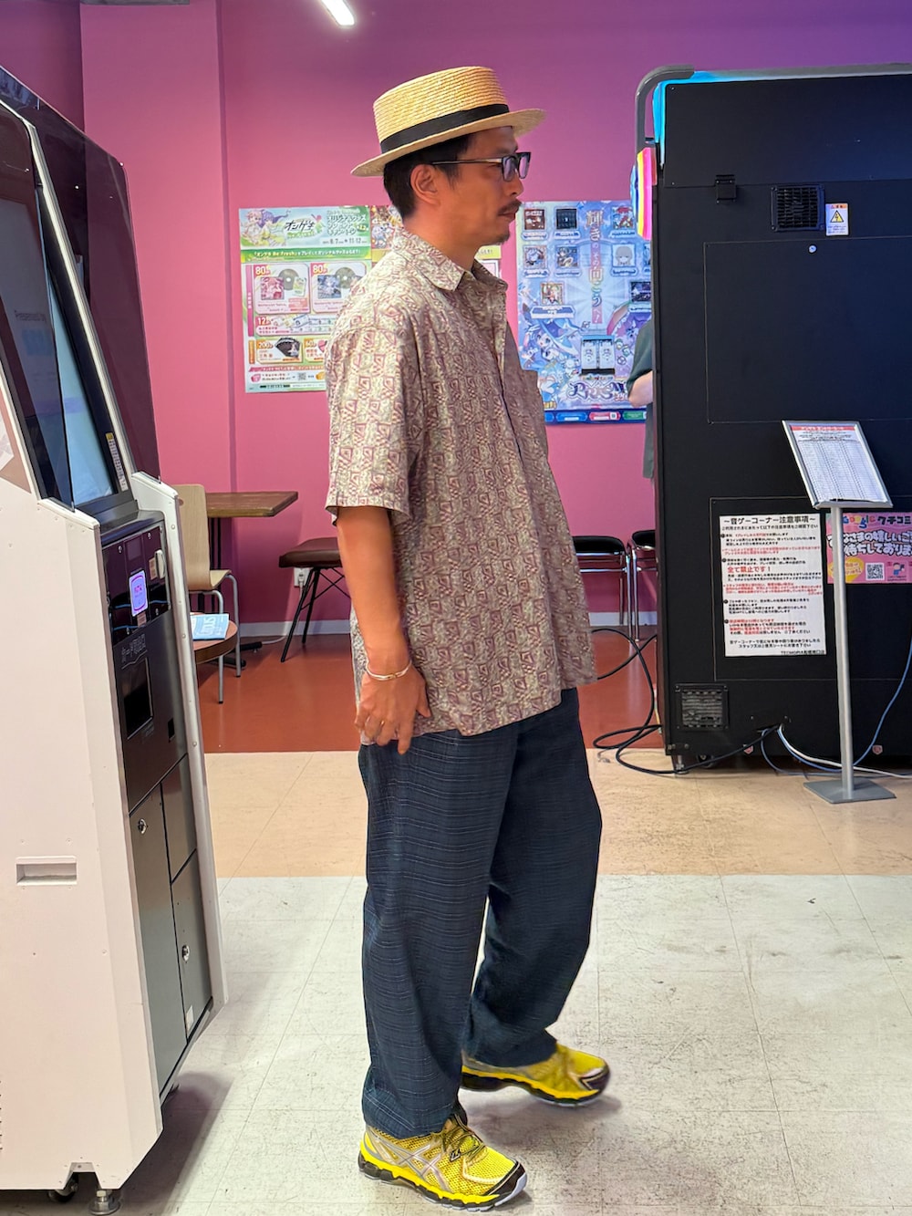 「おっさん、アメカジMIX」｜「田中帽子店のアイテム（ハット、ベージュ系）」を使った、susumubb1さん（メンズ・172cm）の夏コーディネートの4枚目の写真
