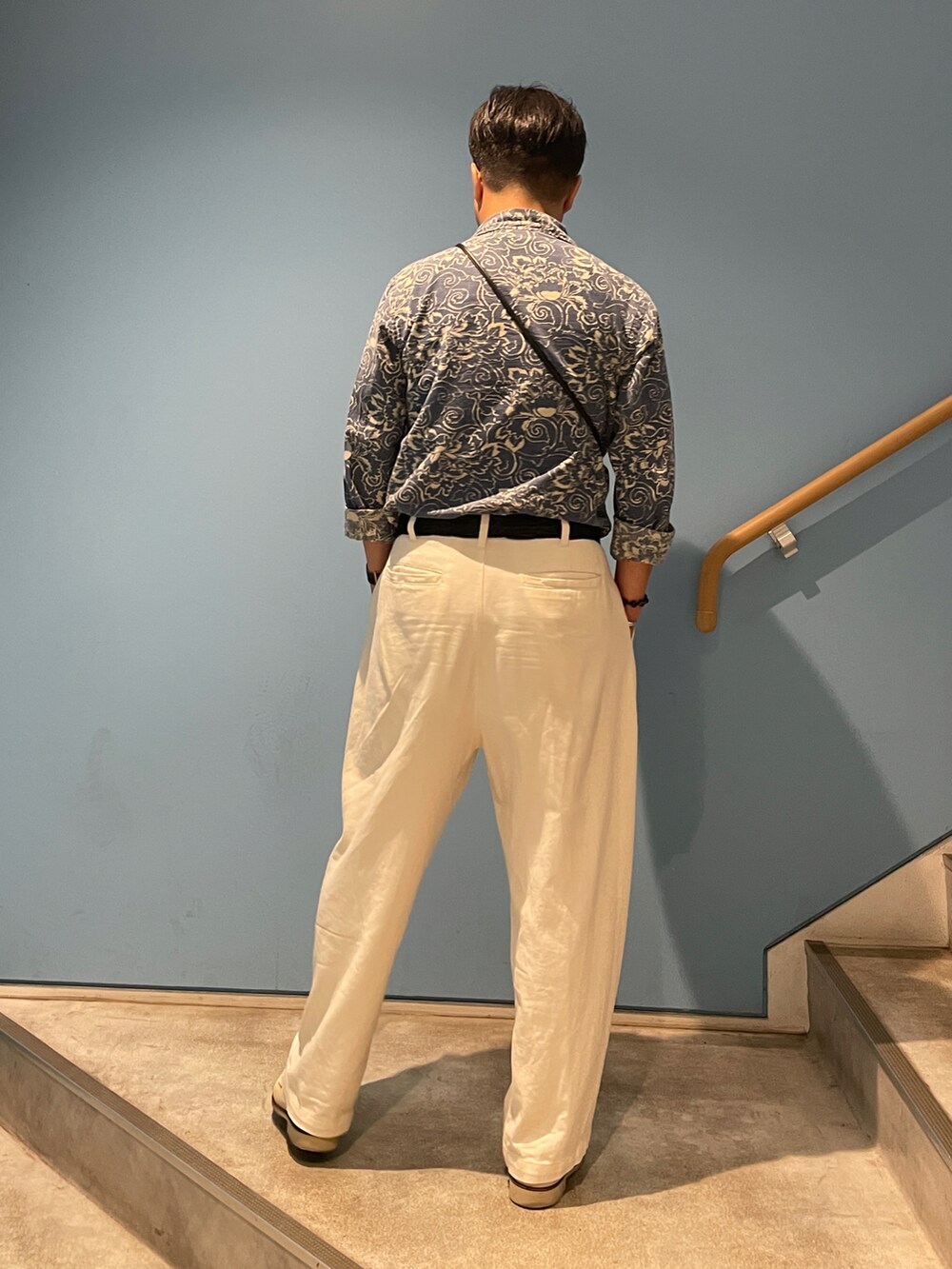 「おっさん、アメカジMIX」｜「POLO RALPH LAURENのアイテム（セットアップ、ブルー系）」を使った、susumubb1さん（メンズ・172cm）の秋コーディネートの3枚目の写真