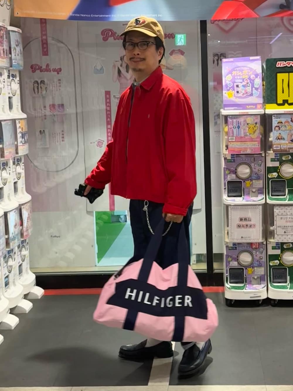 「おっさん、トラッドMIX」｜「POLO RALPH LAURENのアイテム（ブルゾン、レッド系）」を使った、susumubb1さん（メンズ・172cm）の春コーディネートの2枚目の写真