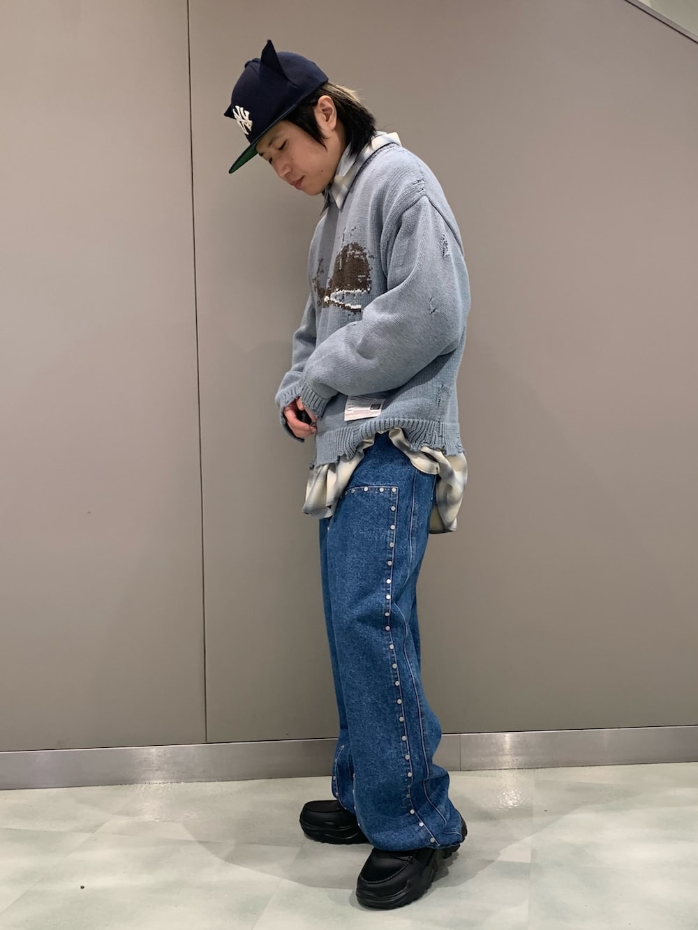 akikoaoki ローファー メンズ AKIKOAOKIのローファーを使ったメンズ