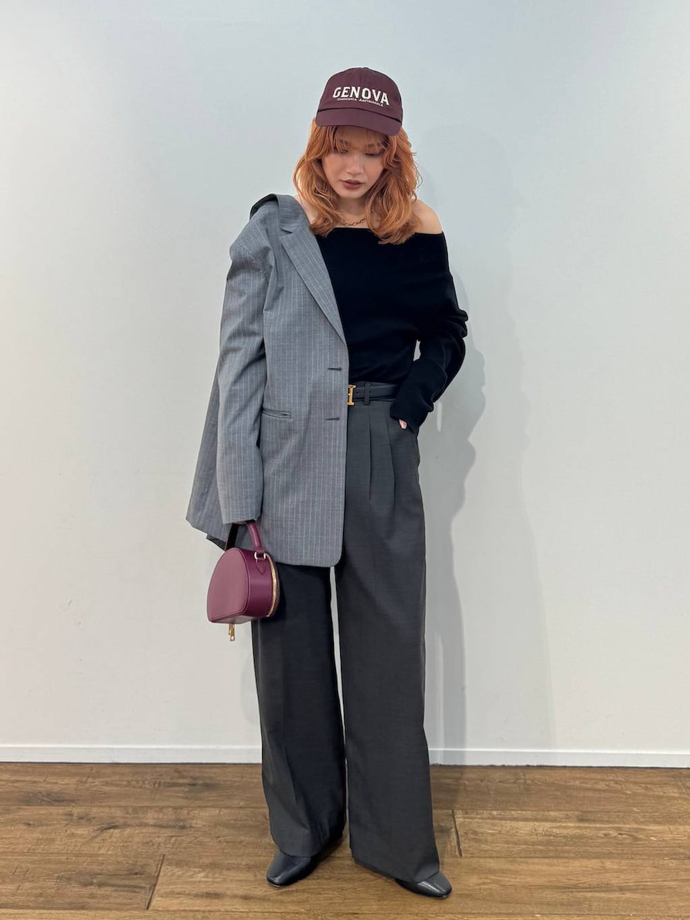 「リラックス、ナチュラル、ヘルシー」|「BABYLONEのT/Wスラックスパンツ(スラックス、グレー系)」を使った、maiさん(レディース・161cm)の夏コーディネートの6枚目の写真