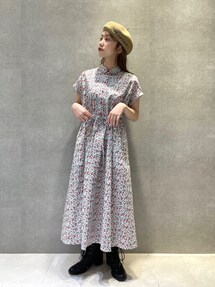 To b. by agnes b.トゥービーバイアニエスベー半袖シャツワンピ36 To b by agnes b ロングワンピース 38 半袖 トゥービーバイ