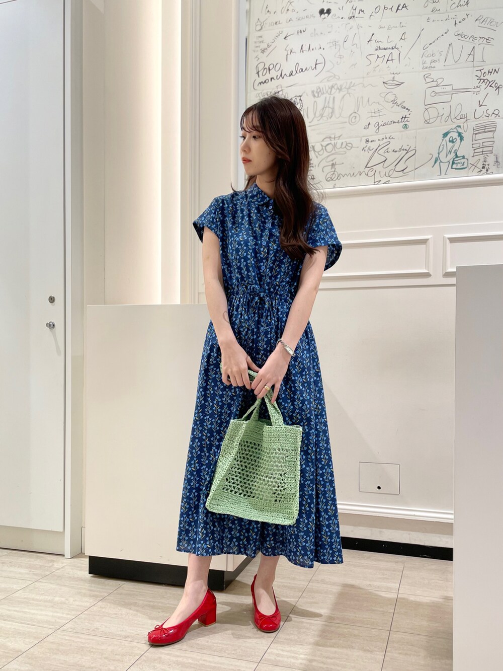 To b. by agnès b.｜To b. by agnes b.のワンピースを使った