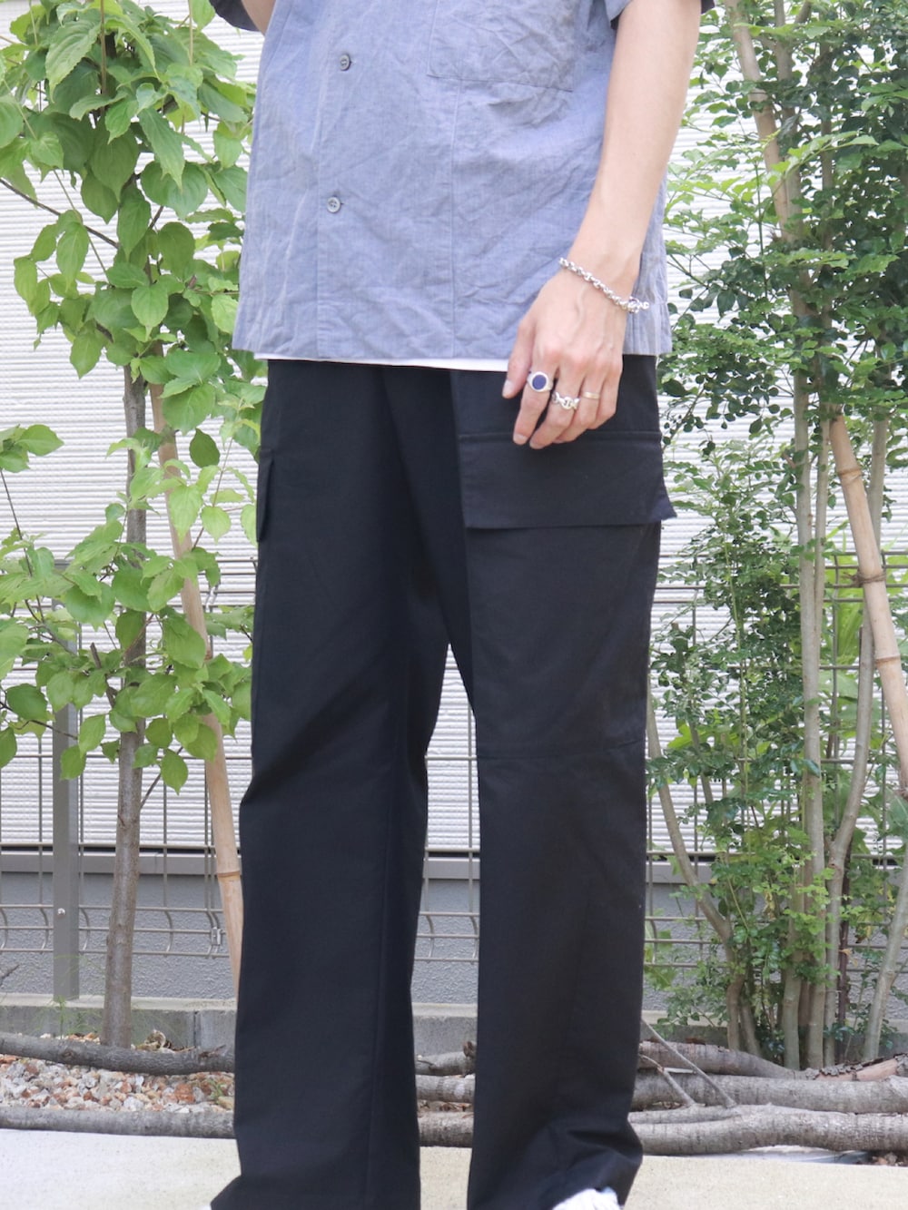 22SS Jil sander ウールカーゴワイドパンツ サイズ44 ジルサンダー 24