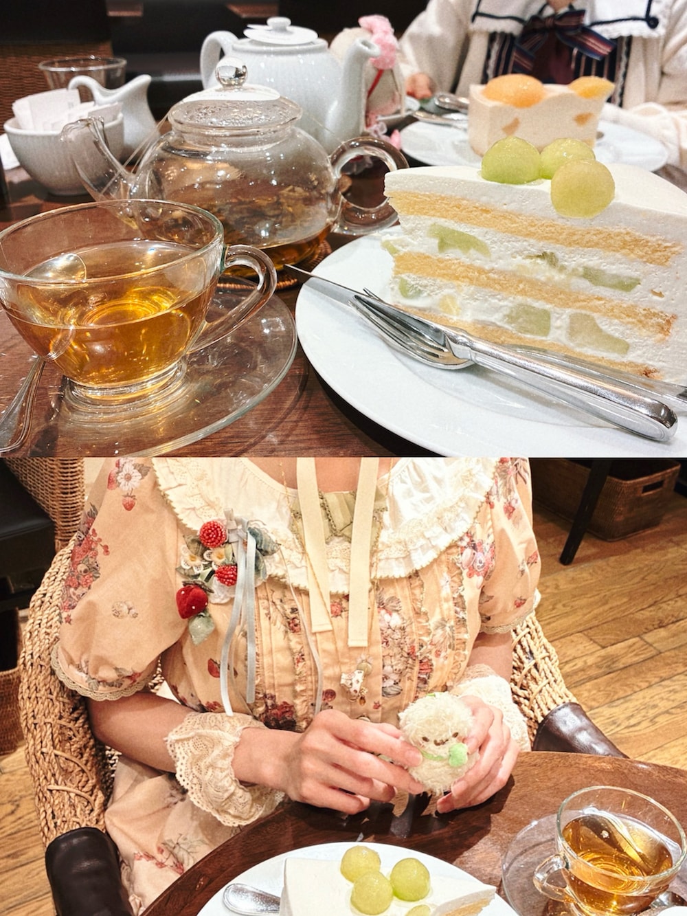 イエロー系のワンピース、ホワイト系のパンプス、ブラウン系のバッグを着用したレディースの夏コーディネートの2枚目の写真