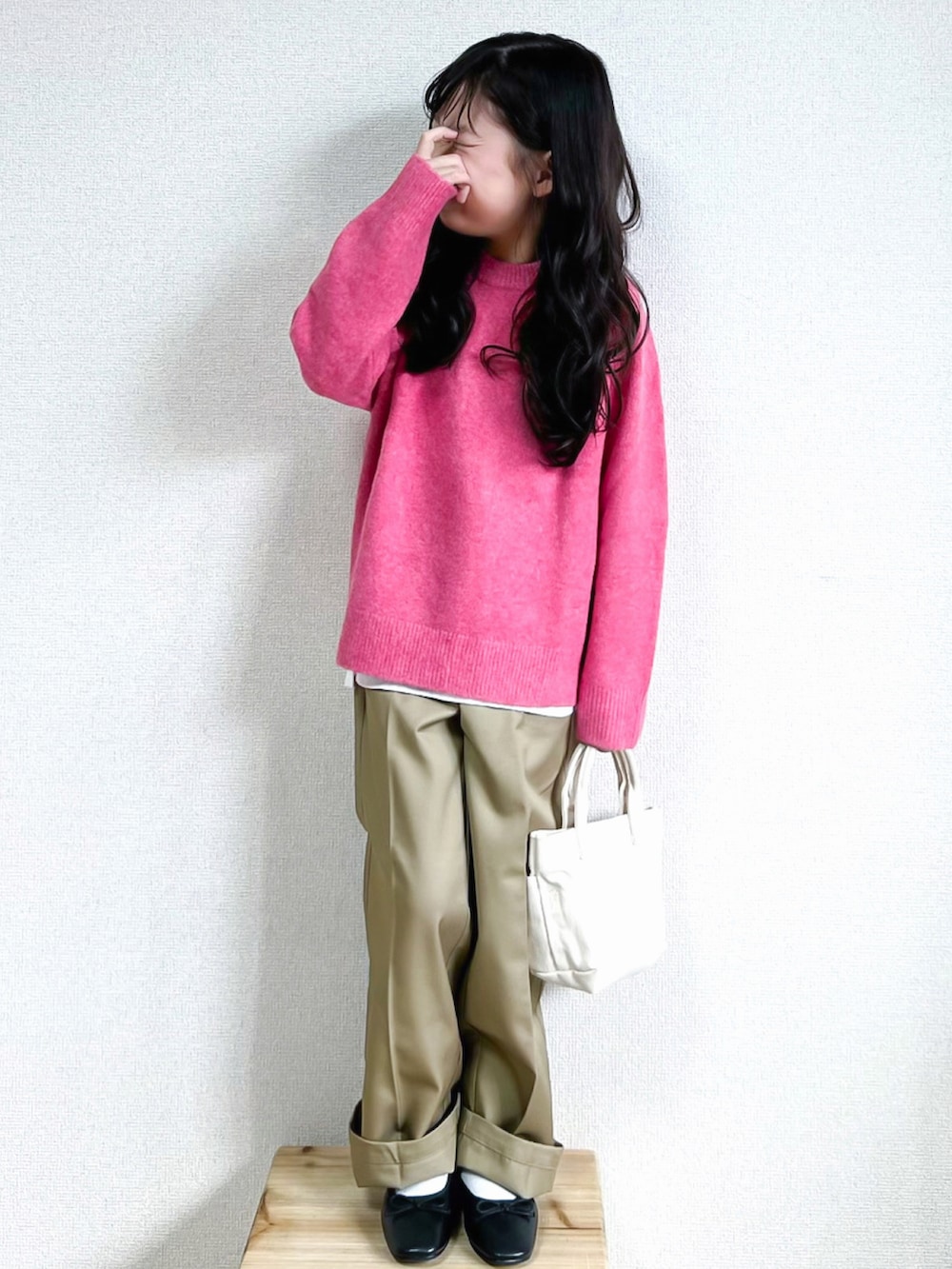 UNIQLO - ピンクシェリー UNIQLOユニクロ/セーター130cm/ピンク/ニット Blog」