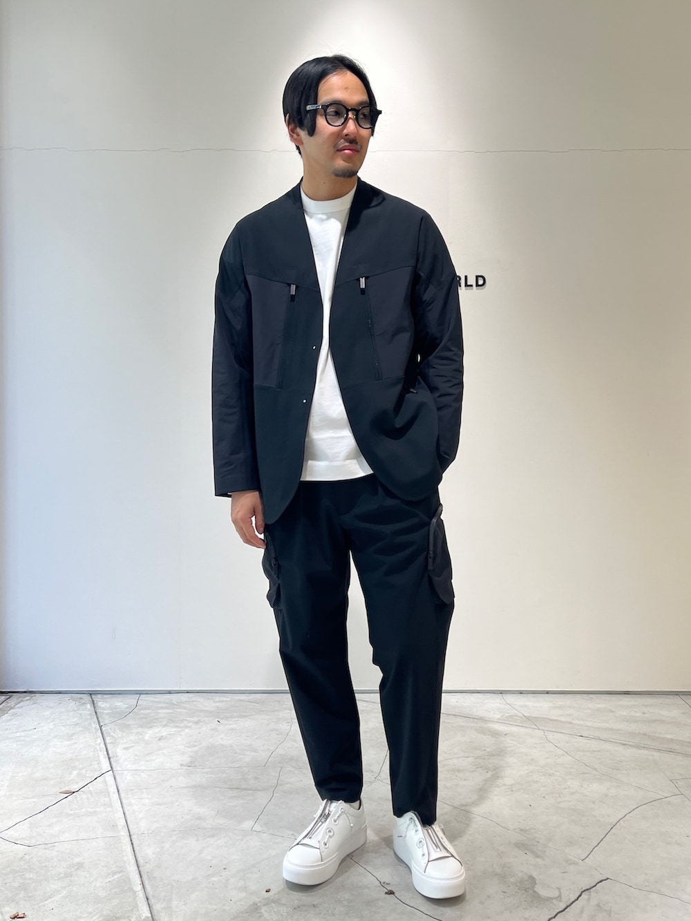 ジャケット ノーカラージャケット 「White Mountaineering