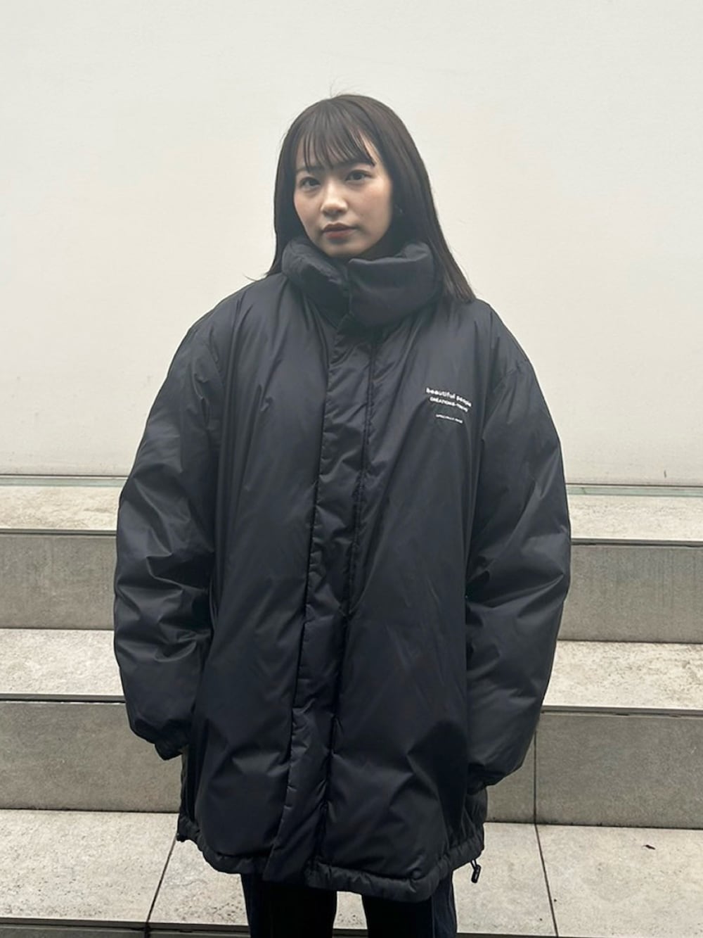 beautiful people ブラック ダウンジャケット