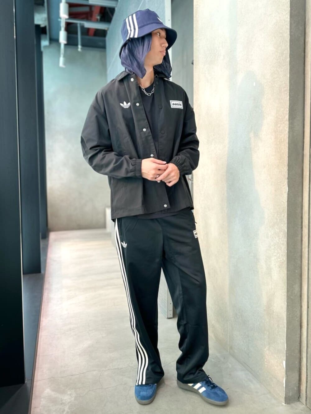 adidas oasis ジャージパンツ XLブラック adidas Originals × Oasis