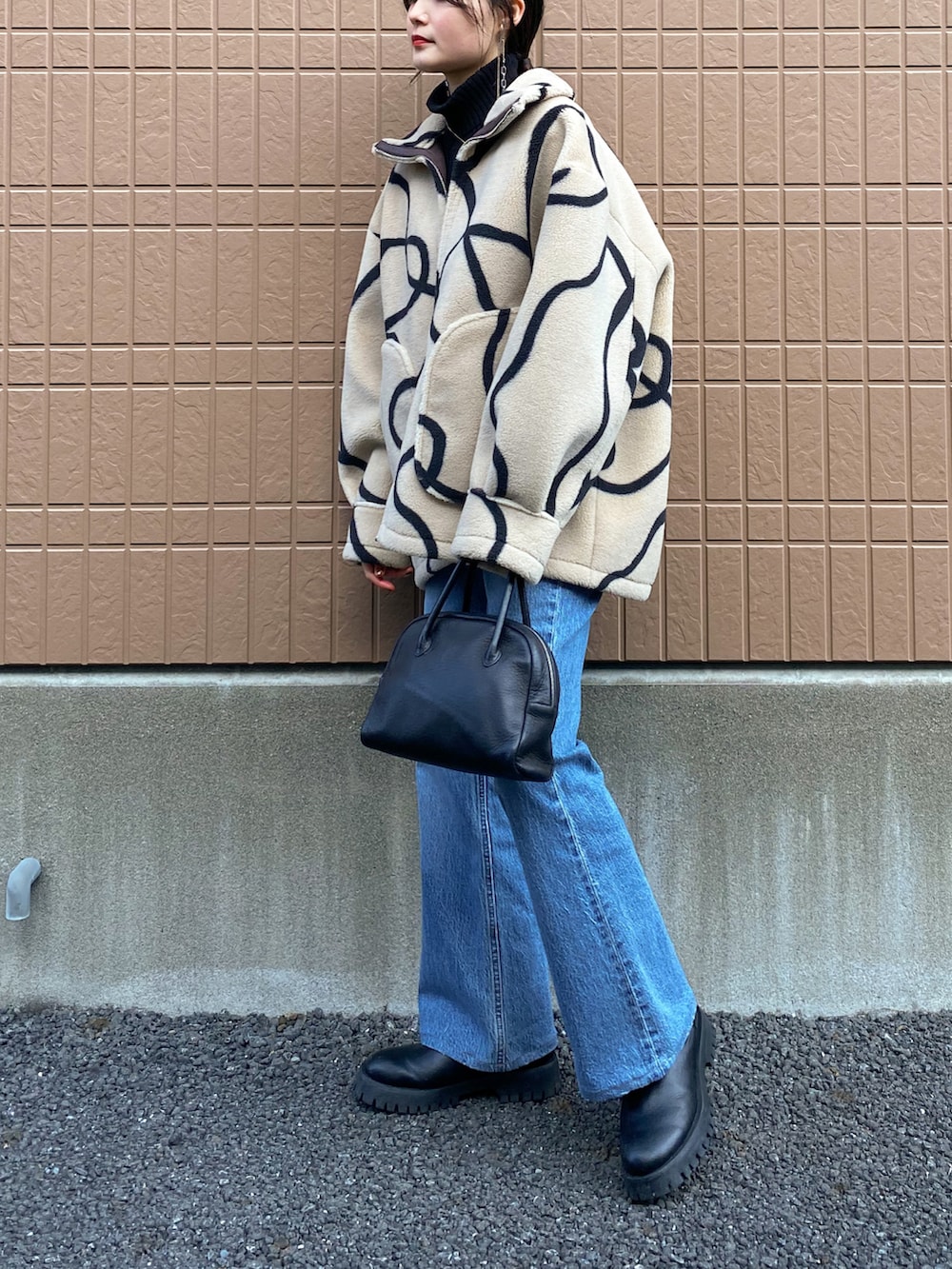 AMERI（アメリ）の「2WAY REVERSIBLE BOA JACKET（ムートンコート