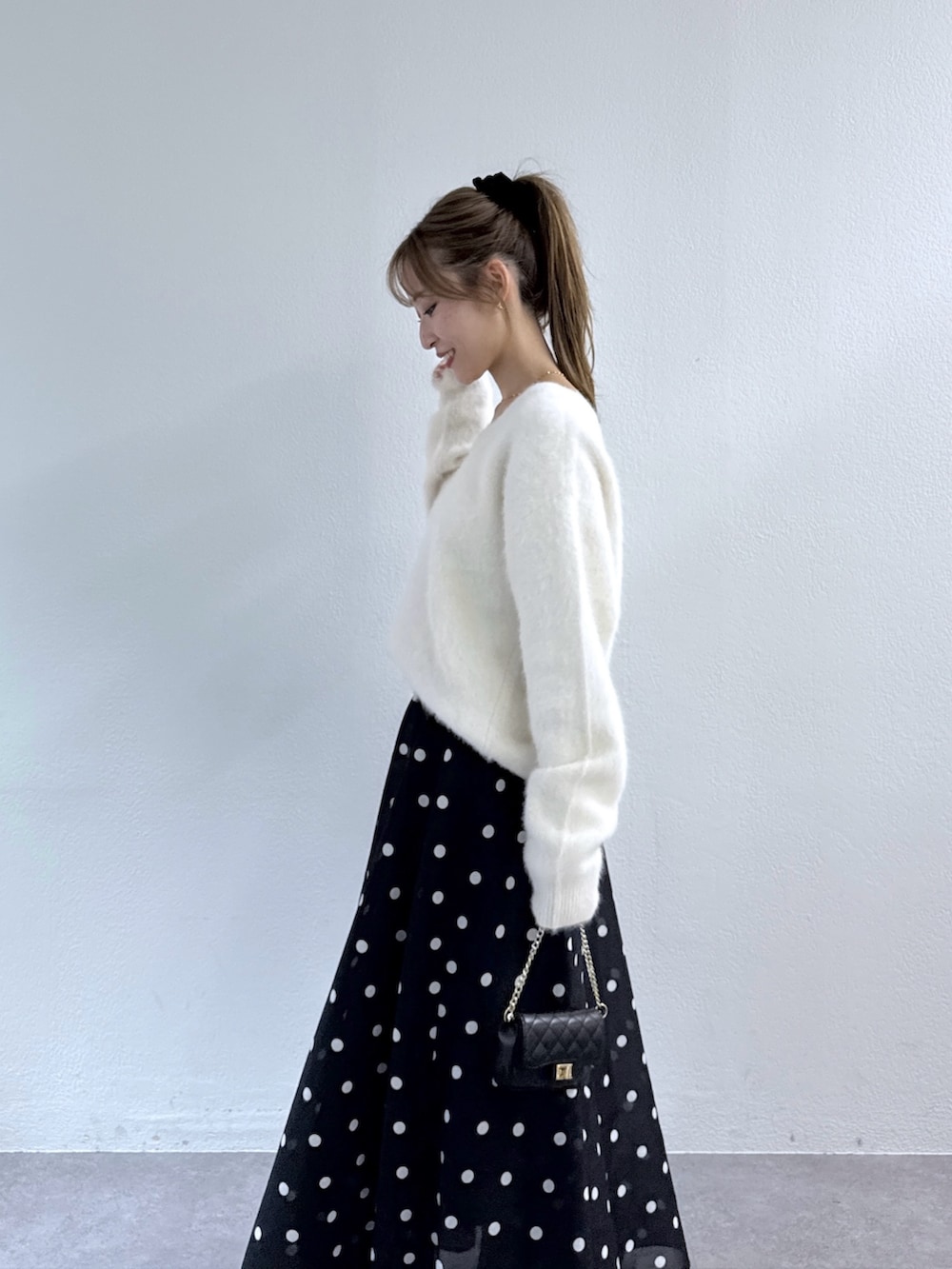 ドットオーガンサーキュラースカート