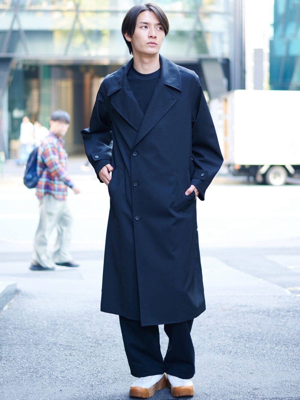 削除あり【UNIIT 新品未使用品】ブラウン トレンチコート 裏地  