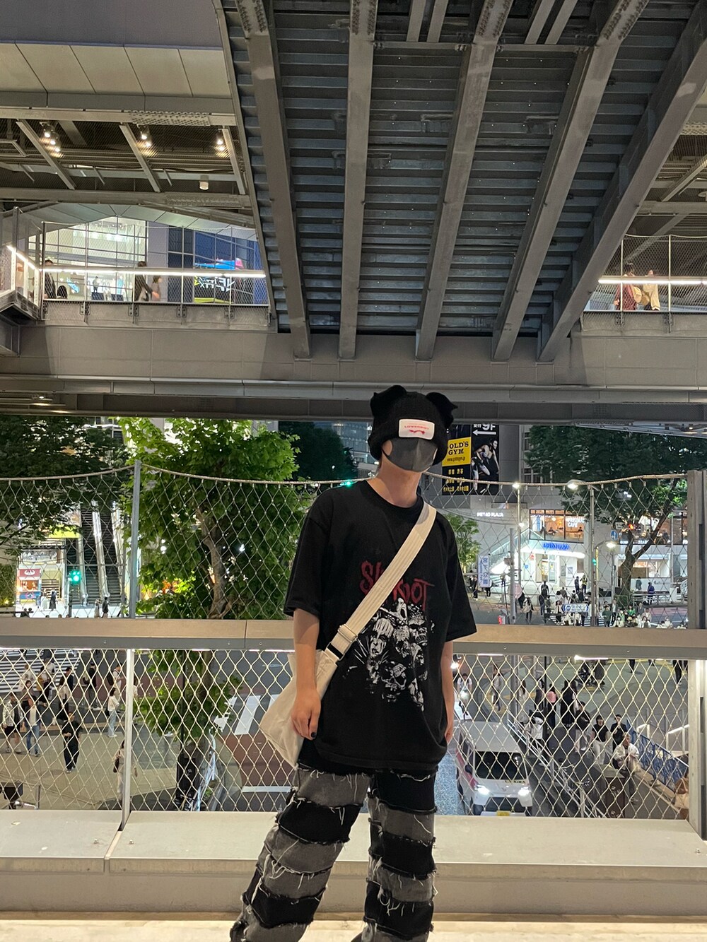 ※キャップ込 c-boy style Layered Core (No.97) JaVa ジャバコラボ》旬なレトロスポーツ。刺繍フリースアノラック