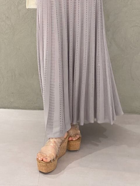 「選抜１」｜「MERCURYDUOのクリアチューブウエッジサンダル（サンダル、その他）」を使った、nayuuさん（レディース・150cm）の夏コーディネートの9枚目の写真