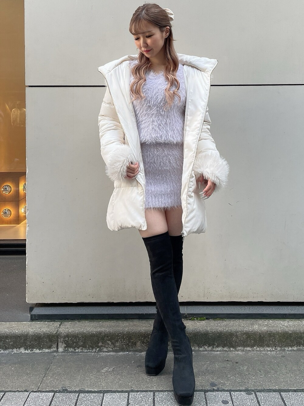 RiR!　ダウンスタイルブーツ moeka(RESEXXY)｜RESEXXYのブーツを使ったコーディネート - WEAR