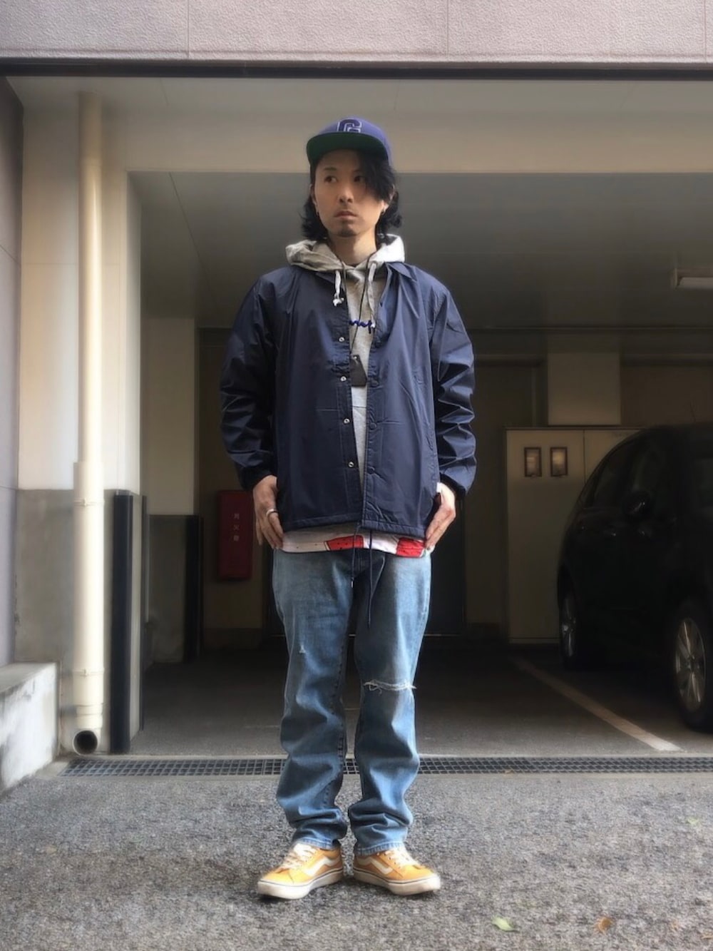 gov1016｜GDCのナイロンジャケットを使ったコーディネート - WEAR