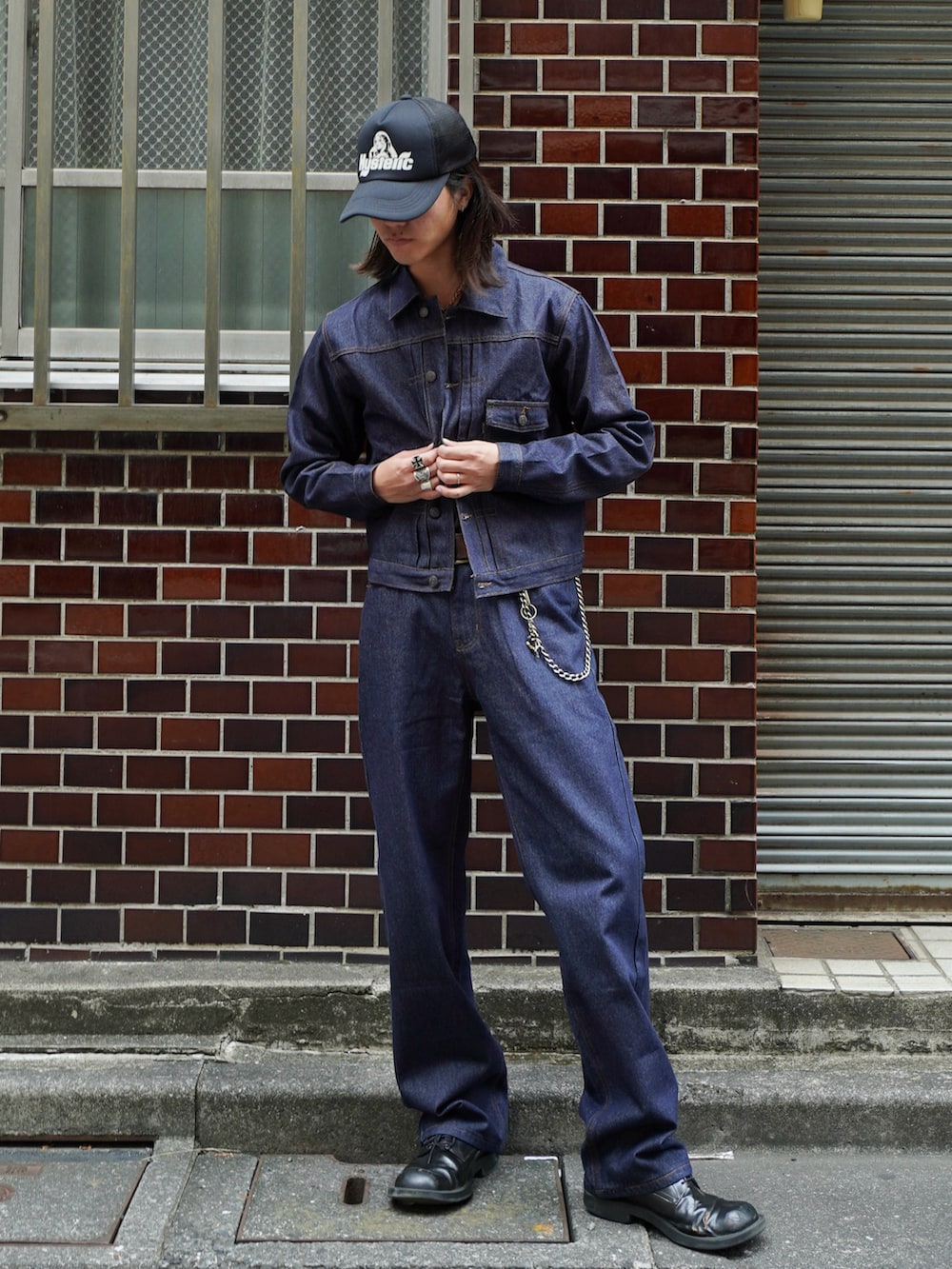 noen ノーエン　デニムジャケット　デニムパンツ　　　　セットアップ wataru｜Noenのデニムパンツを使ったコーディネート - WEAR