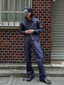 noen ノーエン　デニムジャケット　デニムパンツ　　　　セットアップ noen ノーエン デニムジャケット デニムパンツ セットアップ