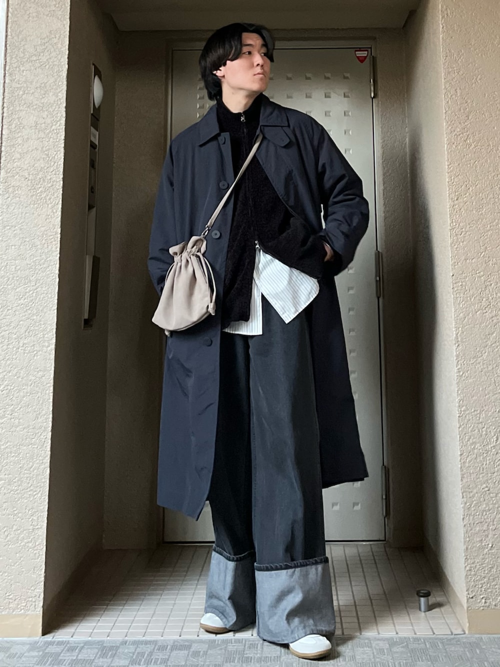 takuma｜WYM LIDNMのステンカラーコートを使ったコーディネート - WEAR