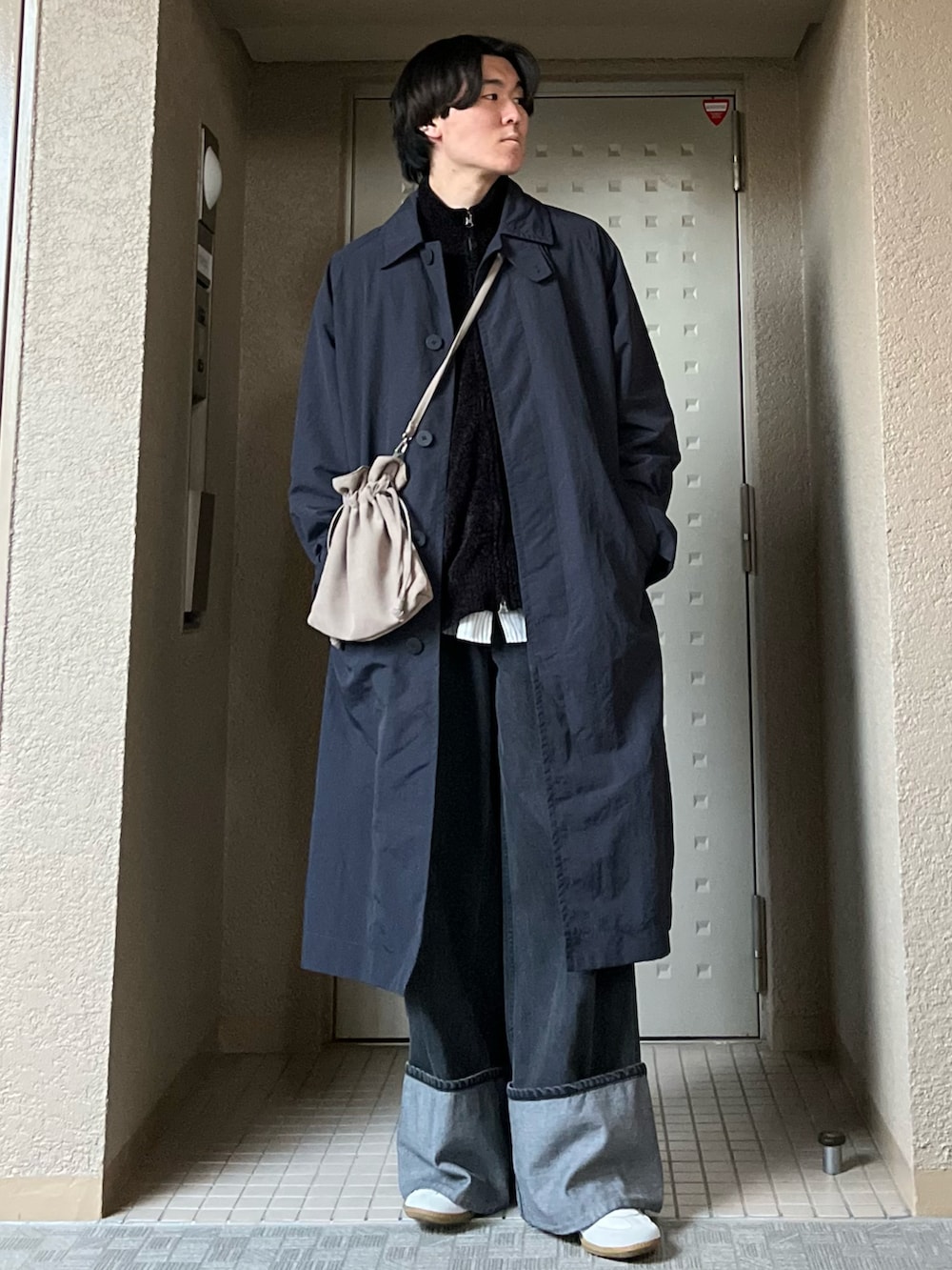 takuma｜WYM LIDNMのステンカラーコートを使ったコーディネート - WEAR
