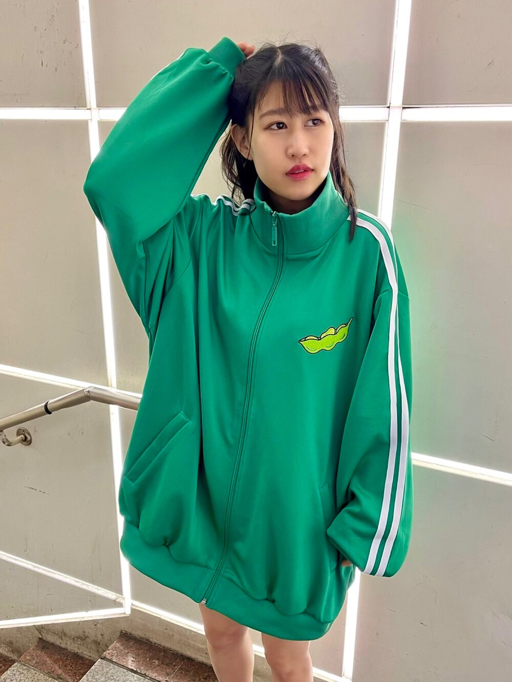 PUNYUS セットアップ　グリーン PUNYUS (PUNYUS)｜PUNYUSのジャージを使ったコーディネート - WEAR