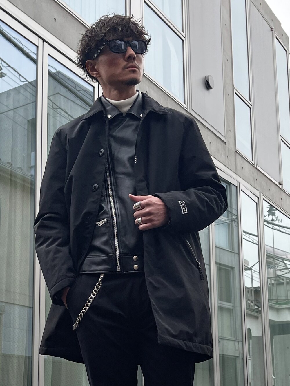 XD-CORE 3LAYER HYBRID LONG COATを使った人気ファッション