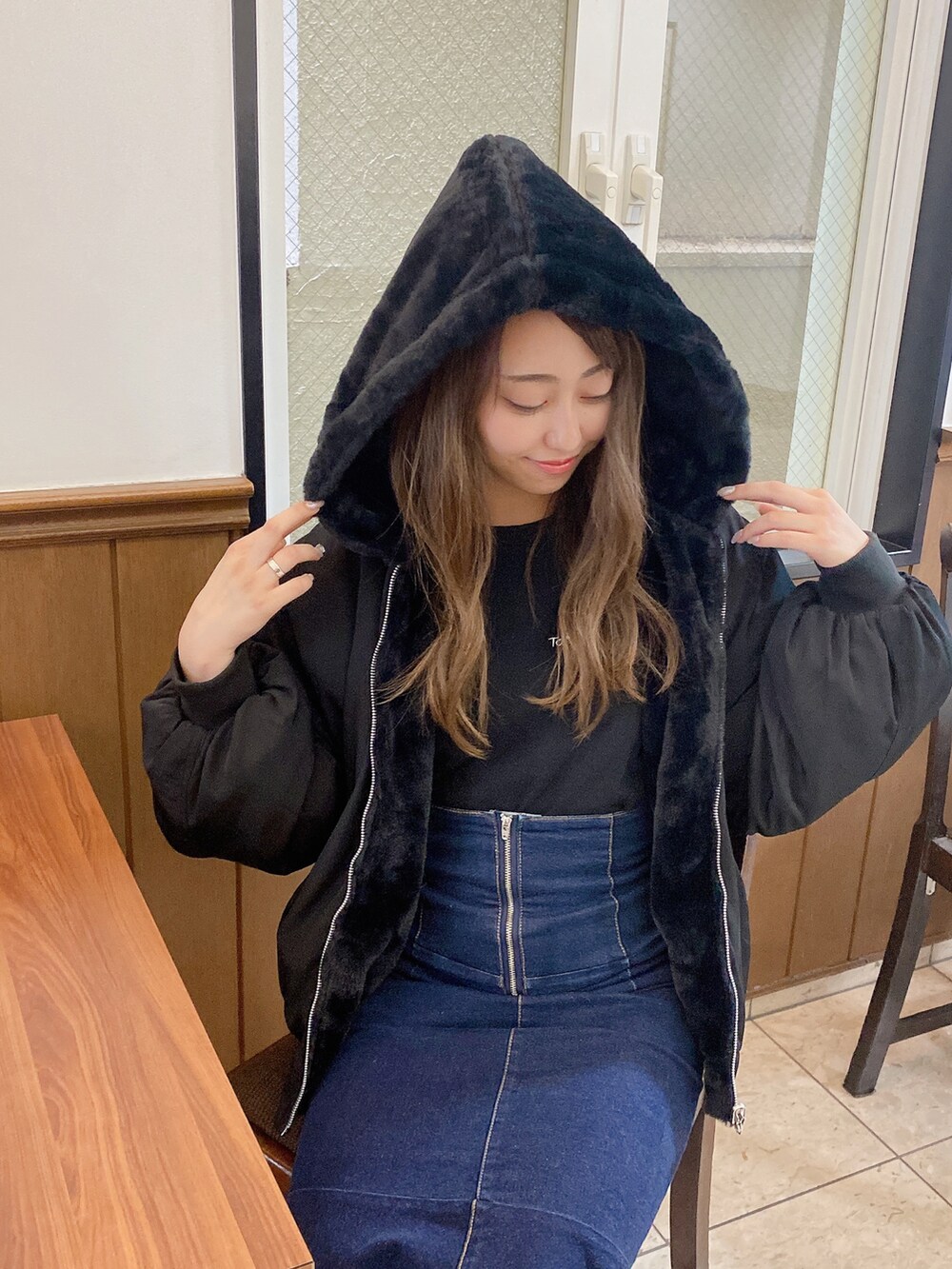 MA-1を使った「ファージャケット」の人気ファッションコーディネート